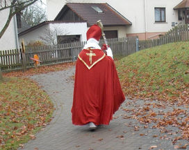 Der Nikolaus in Aktion